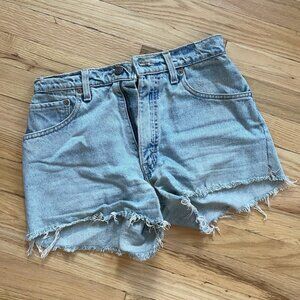 The Vintage Twin Levis Denim Shorts